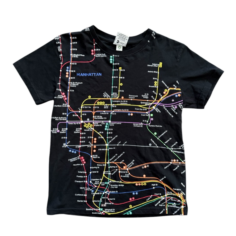 NYC Subway Line Vintage Shirt